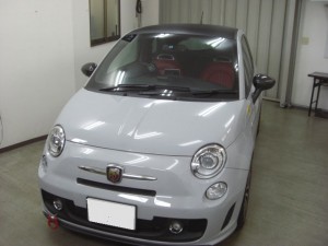 ルーフラッピング普通車サイズ小価格アバルト500