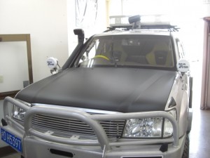 ボンネットラッピング見本ＴＯＹＯＴＡランドクルーザー