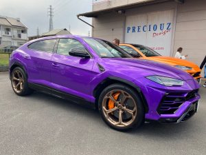 ランボルギーニウルスデザインラッピング施工前