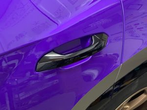 ランボルギーニウルスデザインラッピングドアノブグロスブラック