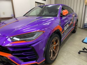 ランボルギーニウルスデザインラッピング完成