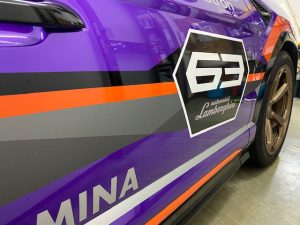ランボルギーニウルスデザインラッピングサイド貼り合わせゼッケン