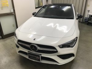 メルセデスベンツclaメッキ貼り施工前
