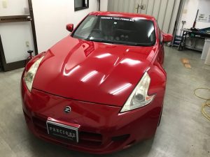 フェアレディーZ（Z34）ルーフラッピング前