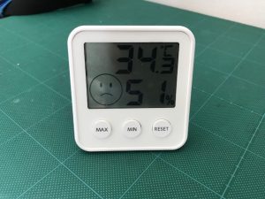 午後２時のピット内の温度