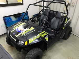 ポラリスRZR170EFIデカール製作