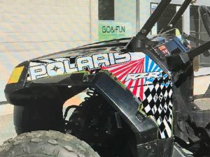 ポラリスRZR170EFIデカール製作見本合成画像サイドフロント