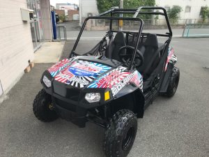 ポラリスRZR170EFIデカール製作完成全体前