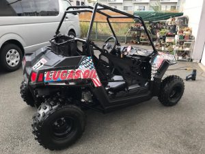 ポラリスRZR170EFIデカール製作完成リアサイド