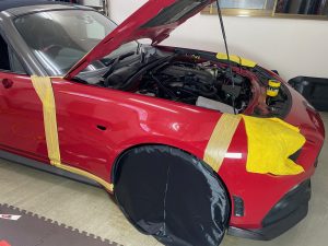 アバルト１２４スパイダーフルラッピング
