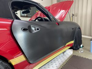 アバルト１２４スパイダーフルラッピング
