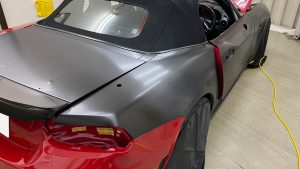 アバルト１２４スパイダーフルラッピング