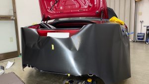 アバルト１２４スパイダーフルラッピング