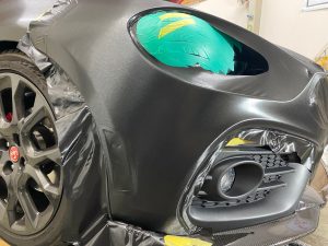 アバルト１２４スパイダーフルラッピング