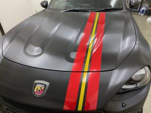 アバルト１２４スパイダーフルラッピング