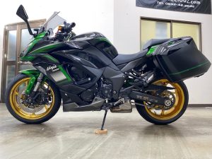 カワサキニンジャ1000sxフルラッピング施工前横