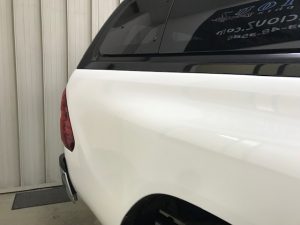 タイトヨタハイラックス純正デカール貼りＲＯＣＣＯ後端部