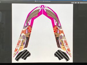 カワサキニンジャ1000sxフルラッピングデザイン型データ