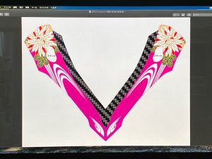 カワサキニンジャ1000sxフルラッピングデザイン型データ