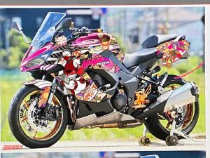 カワサキニンジャ1000sxフルラッピング完成デザイン図