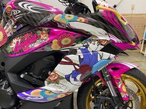 カワサキニンジャ1000sxフルラッピング完成