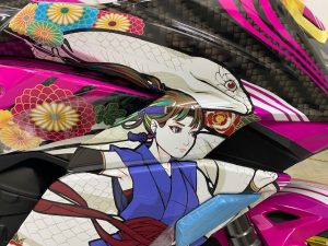 カワサキニンジャ1000sxフルラッピング完成