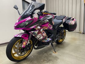 カワサキニンジャ1000sxフルラッピング完成