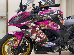 カワサキニンジャ1000sxフルラッピング完成