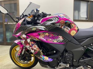 カワサキニンジャ1000sxフルラッピング完成