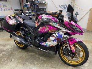 カワサキニンジャ1000sxフルラッピング完成