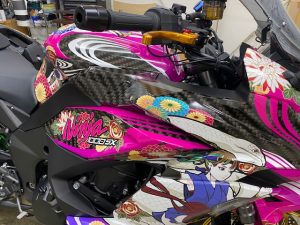 カワサキニンジャ1000sxフルラッピング完成
