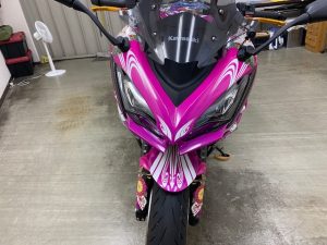カワサキニンジャ1000sxフルラッピング完成