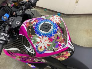 カワサキニンジャ1000sxフルラッピング完成