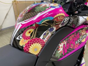 カワサキニンジャ1000sxフルラッピング完成