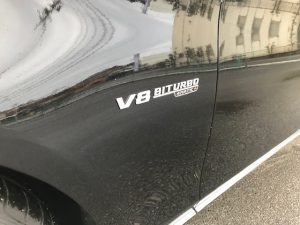 マイバッハV8モデルツートンラッピングエンブレムサイド