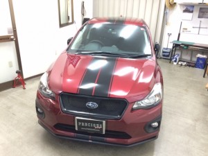 スバルインプレッサ　レーシングライン施工例