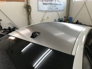 bmw5シリーズルーフラッピング完成後