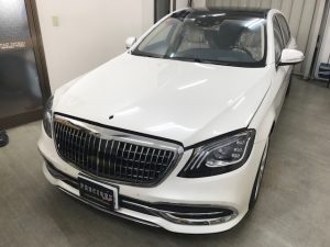 マイバッハV12S650ツートンラッピング施工前