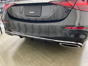 メルセデスベンツ Sクラス メッキモールラッピング