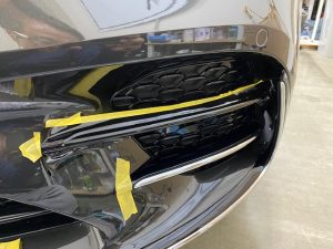 メルセデスベンツ Sクラス メッキモールラッピング