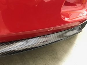 フェラーリ812スーパーファストカーボンラッピングフロントリップスポイラー