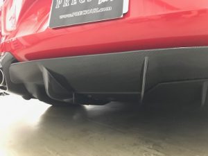 フェラーリ812スーパーファストカーボンラッピングリアデュフェーサー