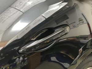 マセラティレバンテメッキドアハンドルブラックアウト完成