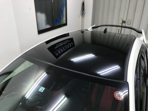 ホンダシビックタイプＲルーフラッピング完成全体前から