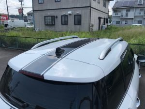 ミニクロスオーバールーフラッピング