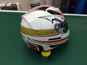 アライSK-6ヘルメットラッピングカラーサンプル貼り