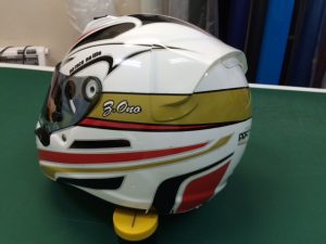 アライSK-6ヘルメットラッピングカラーサンプル貼り最後 width=