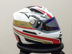 アライSK-6ヘルメットラッピング完成右 width=