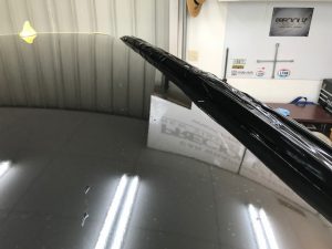 mazdacx-8マツダcx−８ルーフラッピングフィルム追い込んだ状態左