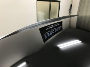 mazdacx-8マツダcx−８ルーフラッピング完成ルーフレール右